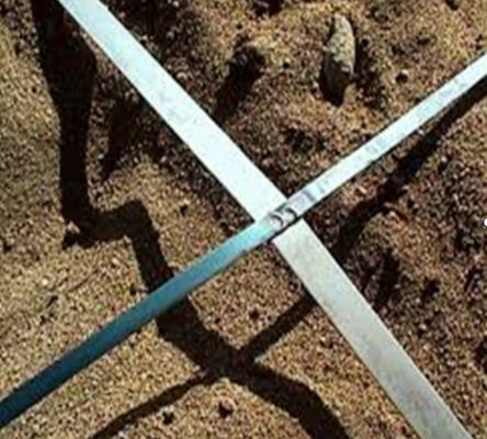 MMO Ribbon cathodic protection anode of the outer bottom plate of the storage tank